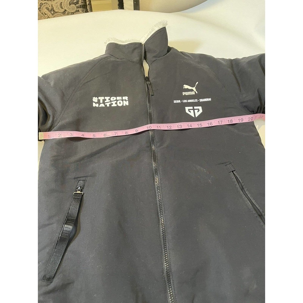 Puma Tiger Nation Fleece Lined Jacket. Black. No Size Tag But Fits Like Small. - Picture 6 of 11